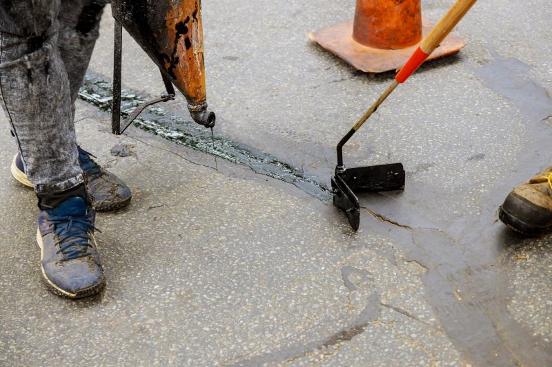 Parking Lot Crack Sealing